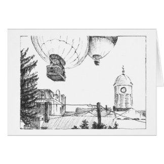 Cartão Vista do tribunal da rua de Howard