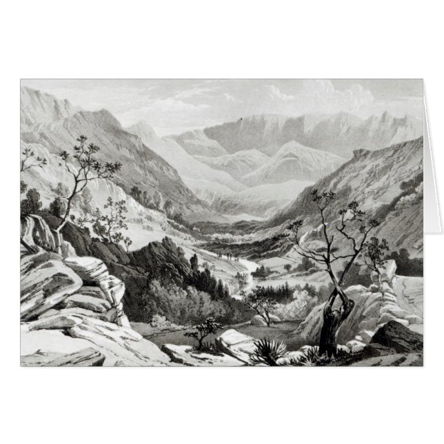 Cartão Vista entre Senafe e Rahaguddy (Frente Horizontal)