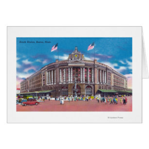 Cartão Vista Exterior da Estação Sul