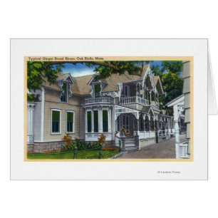 Cartão Vista Exterior de uma Câmara Típica de Pão Ginger