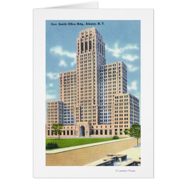 Cartão Vista Exterior do Edifício do Escritório Gov Smith (Frente)