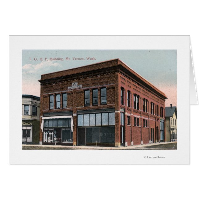 Cartão Vista Exterior do Edifício IOOF (Frente Horizontal)