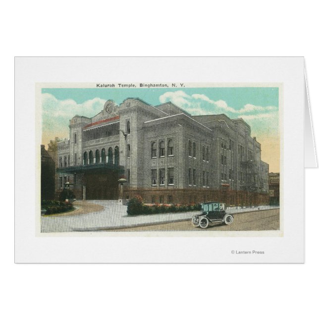 Cartão Vista Exterior do Templo Kalurah (Frente Horizontal)