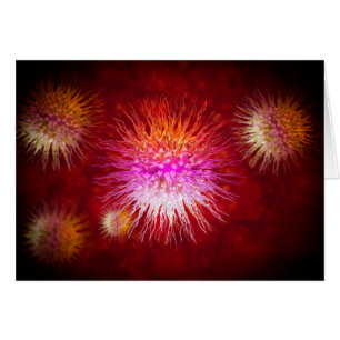 Cartão Vista microscópica de Dendrimers 1