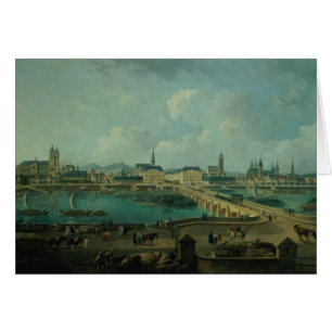 Cartão Vista panorâmica das excursões, 1787 (óleo em