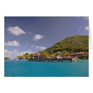 Cartão Vista panorâmica do Bitter End Yacht Club Virgin