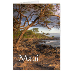 Cartão Vista para o mar de Maui