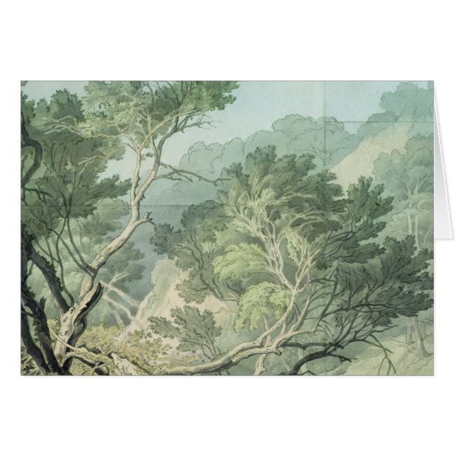 Cartão Vista perto de Fordlands, Exeter (Frente Horizontal)