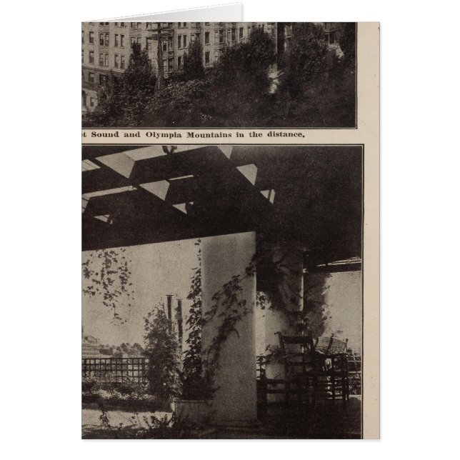 Cartão Vistas, Seattle (Frente)