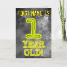 Visualização de Aura Assustadora Brilhante "1 ANO 