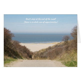 Cartão Visualizações à beira-mar