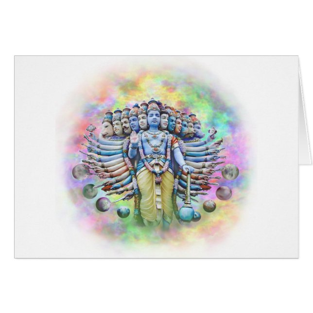 Cartão Viswarupa - o formulário universal (Frente Horizontal)