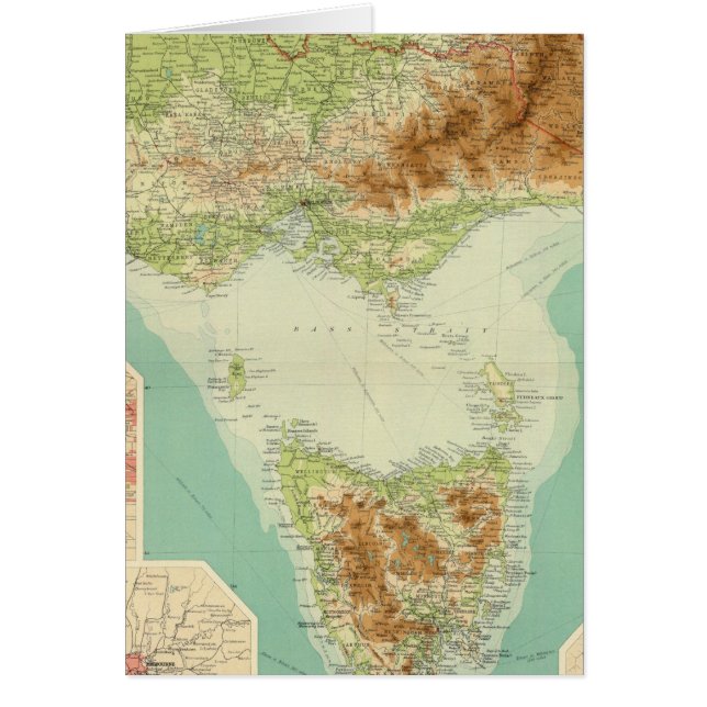 Cartão Vitória e Tasmânia (Frente)