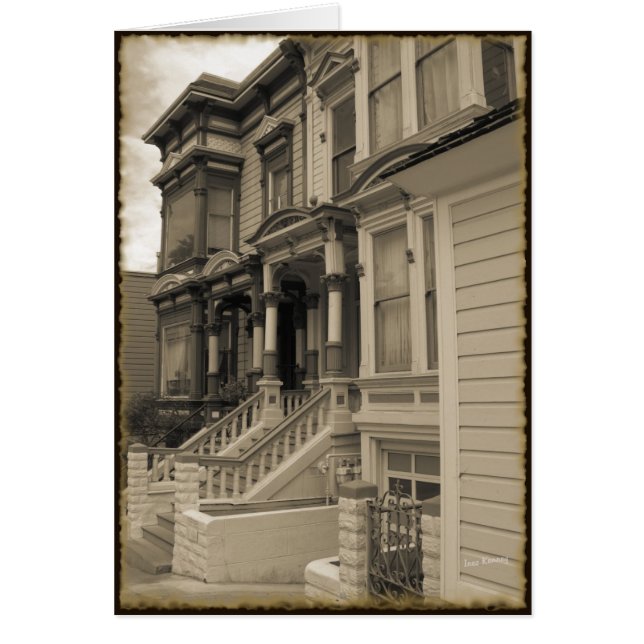 Cartão Vitorianos na Sépia #2 (Frente)