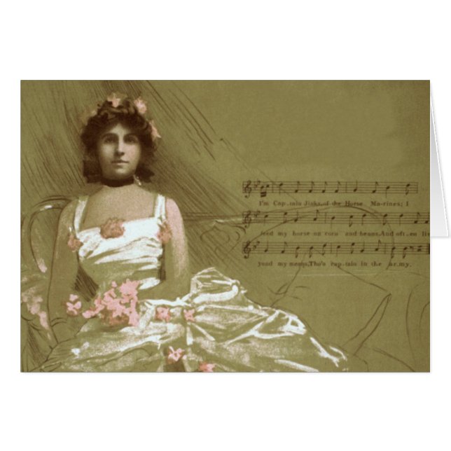 Cartão vitorioso musical (Frente Horizontal)