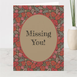 Cartão Vítoro Steampunk Velho Chave de Bloqueio Poppies V