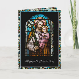 Cartão Vitral da Festa de São José Oração 
