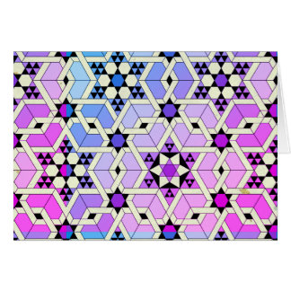 Cartão Vitral de Magen David