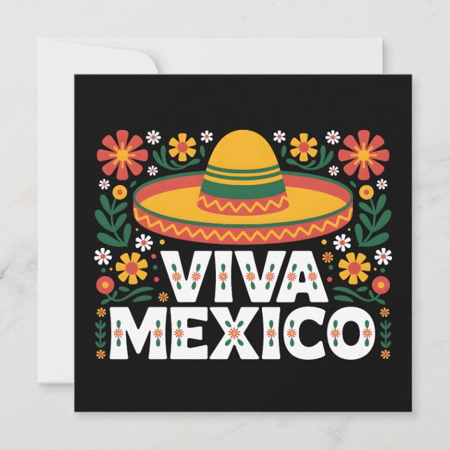 Cartão Viva México (Frente)