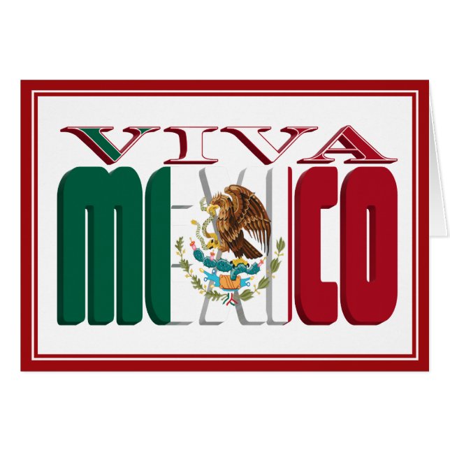 CARTÃO VIVA MEXICO (Frente Horizontal)