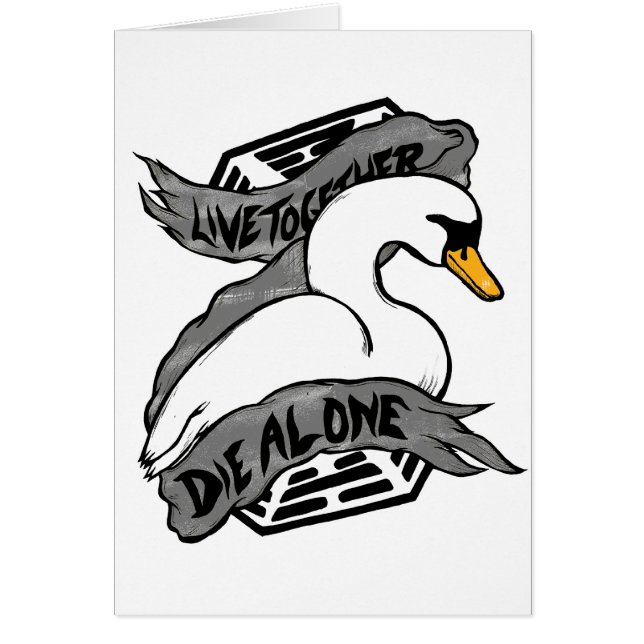 Cartão Viva morrem junto apenas (Frente)