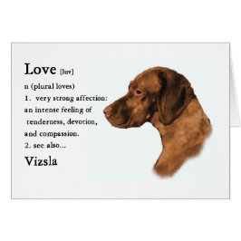 Cartão Vizsla Art Gifts