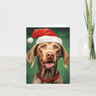 Cartão Vizsla Christmas