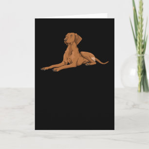Cartão Vizsla Dog Idea