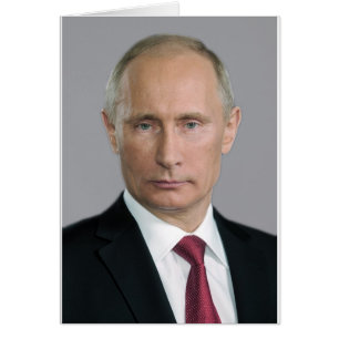 Cartão Vladimir Putin Gear