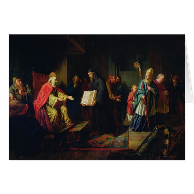 Cartão Vladimir Svyatoslavich o excelente (Frente Horizontal)