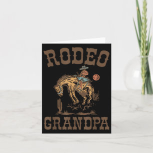 Cartão Vô Rodeio Caubói Caubói Aniversário Família Corres