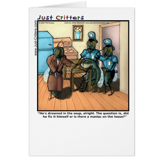 Cartão Voar na Sopa (Frente)