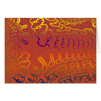 Cartão Você adiciona a mensagem (o vazio para dentro)