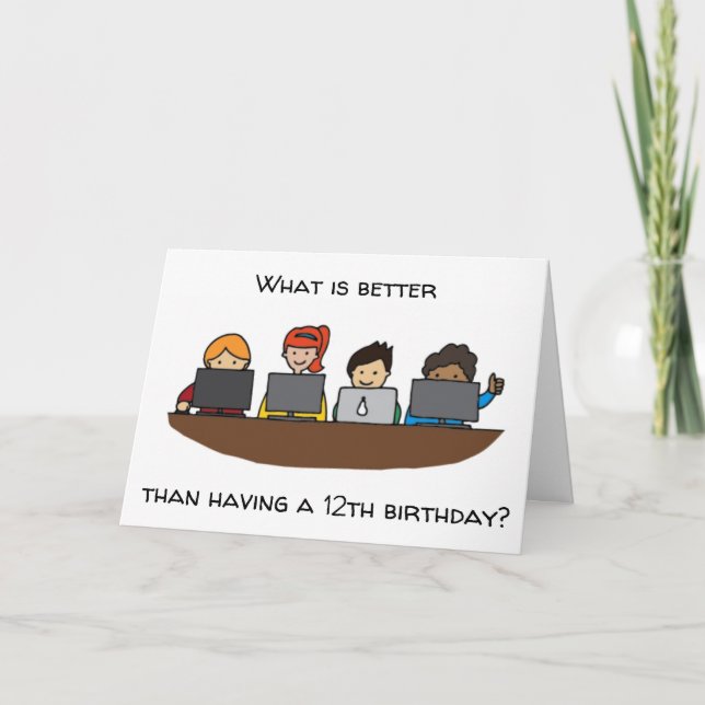 CARTÃO "VOCÊ AGORA É UM ANIVERSÁRIO DE 13 ADOLESCENTE* FE (Frente)