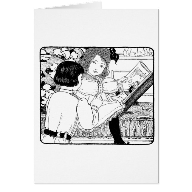 Cartão Você consegue ler o livro? (Frente)