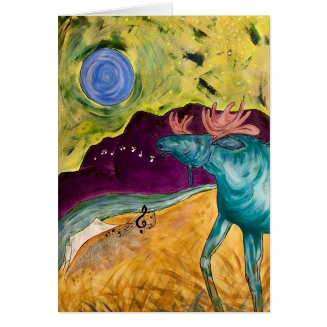 Cartão Você consegue ouvir a música? (Frente)