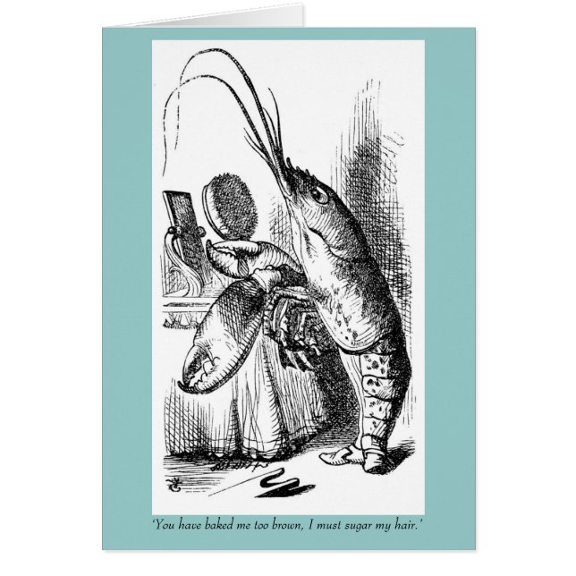 Cartão Você cozeu o marrom imitação, mim deve adoçar meu (Frente)