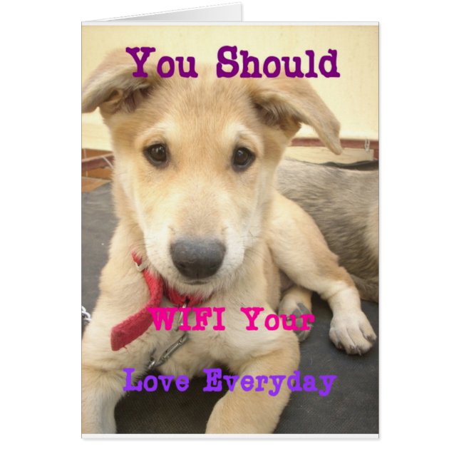 Cartão Você Deveria Fazer O Seu Amor Todos Os Dias (Frente)