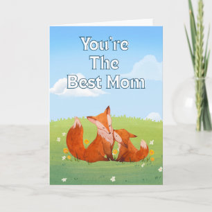 Cartão Você é a Melhor Mamãe dia das mães