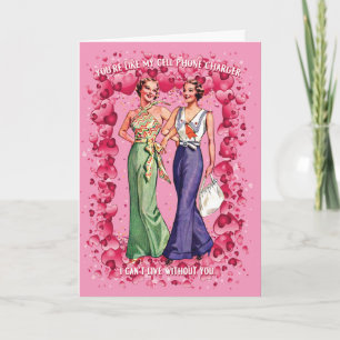 Cartão Você é como meu carregador de celular namorado LGB