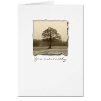 Cartão Você é digno