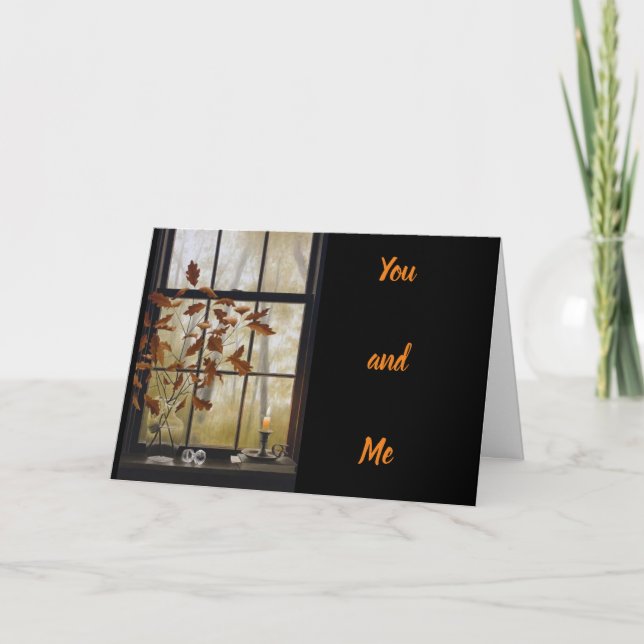 CARTÃO VOCÊ E EU E "UM POUCO DE VACA QUENTE" TE AMAMOS (Frente)