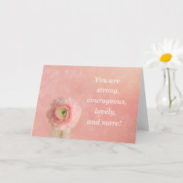 Cartão Você É Forte Cancer Séria Doença Se Torna Bem