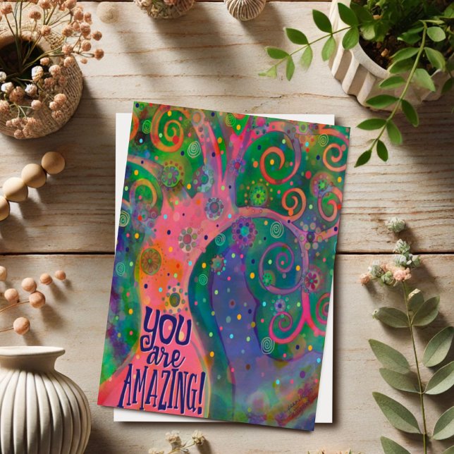 Cartão Você é incrível (Criador carregado)