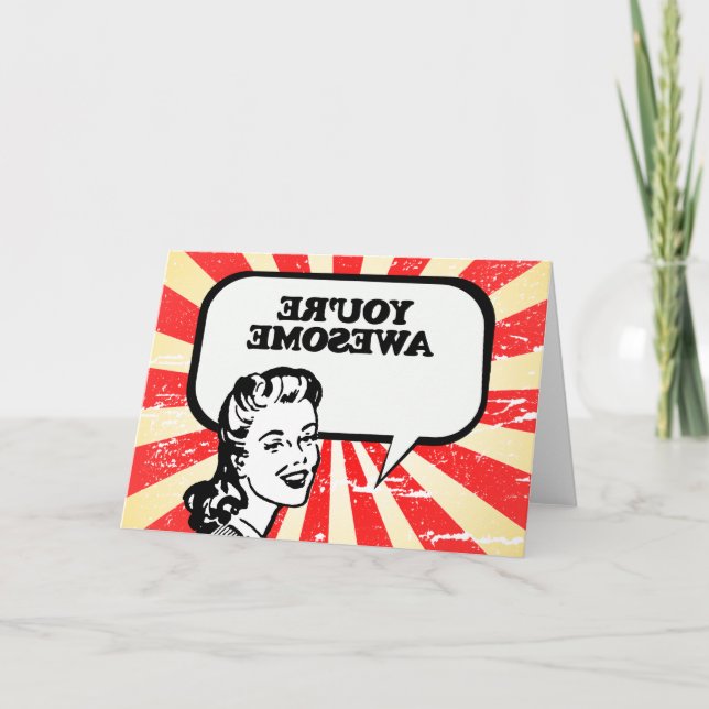 CARTÃO VOCÊ É INCRÍVEL (Frente)