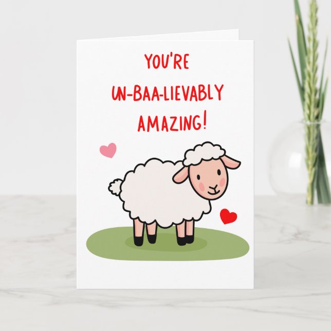 Cartão Você é incrivelmente fantástico! (Frente)