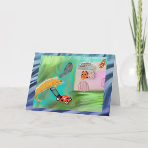 Cartão Você é mais ruidoso que um soprador