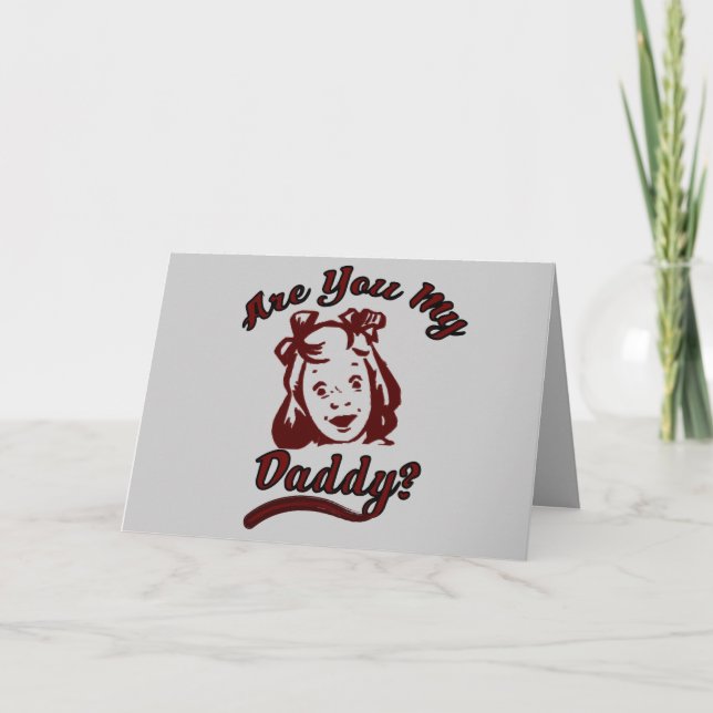 Cartão Você é meu advogado de apoio à criança do Pai (Frente)