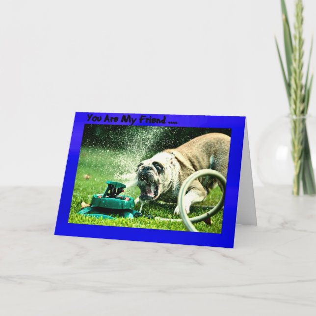 Cartão Você é meu amigo (Frente)