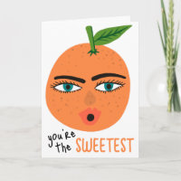 VOCÊ É O MAIS DOCINHO Fruta Laranja Caprichosa Fof